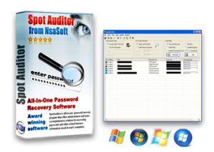 Nsasoft SpotAuditor Full v5.2.8 İndir Şifre Kurtarma Full